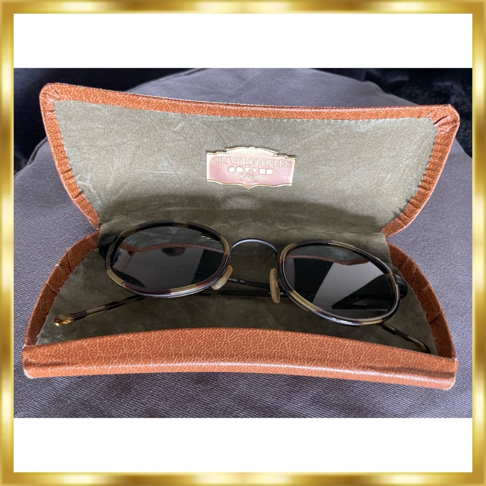 Ralph Lauren Tiny Oval Dark Tortoise Sunglasses